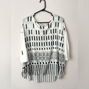 | Piazza Sempione Italy patterned tunic |